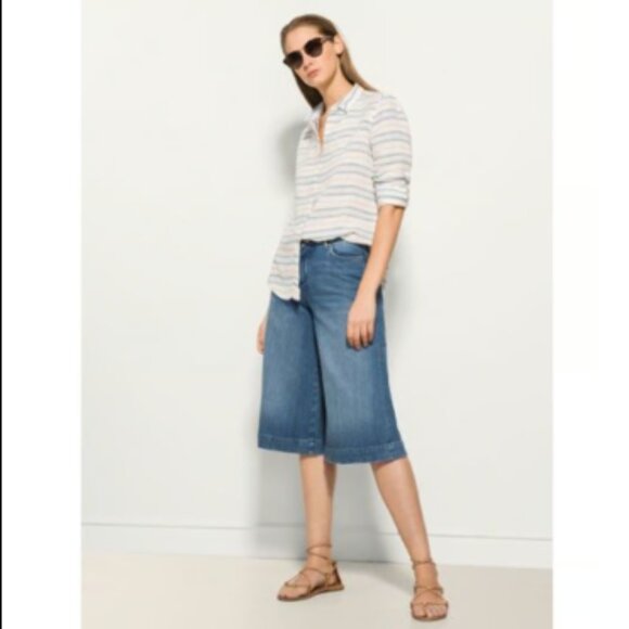 Massimo Dutti Blue Jean Shorts - Picture 1 of 13